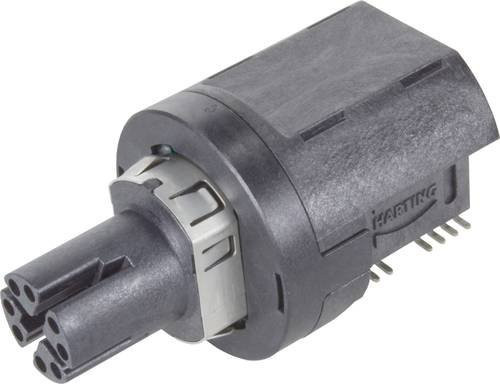 HARTING Leiterplattenadapter 21033814820 aus Messing in Schwarz mit 8 Polen - Bild 1