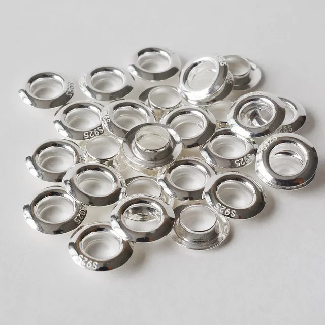 justneo Ösennieten 925 Silber, Unisex - Bild 1