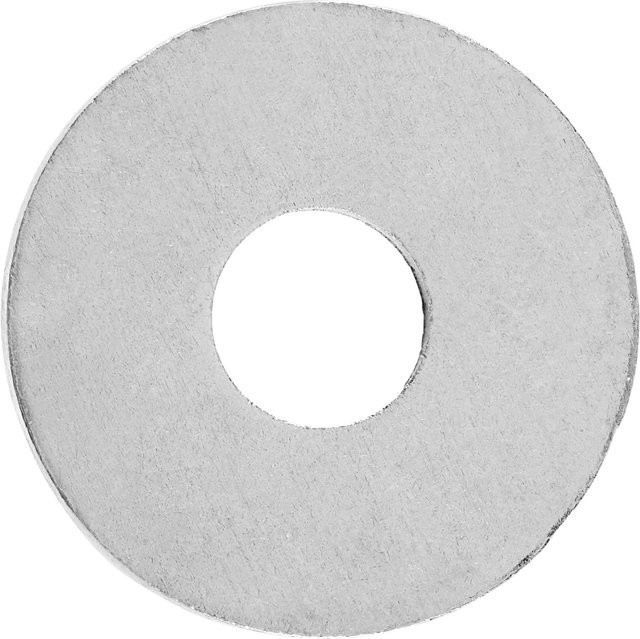 LUX-TOOLS Karosseriescheiben aus Edelstahl in Silber, 100 Stück, Durchmesser: 15 mm, Bohrung: 5,3 mm - Bild 1