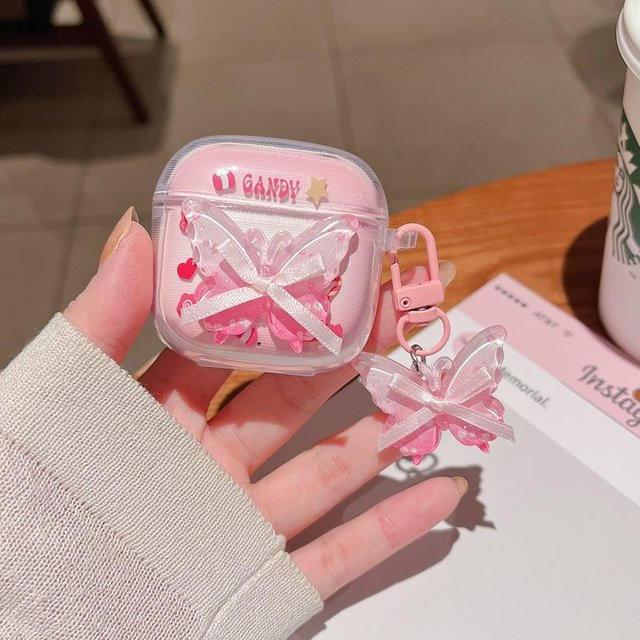 Schutzhülle für Huawei FreeBuds SE 2 3 Kopfhörer mit Cartoon Design in Pink, staubdicht und kratzfest - Bild 1