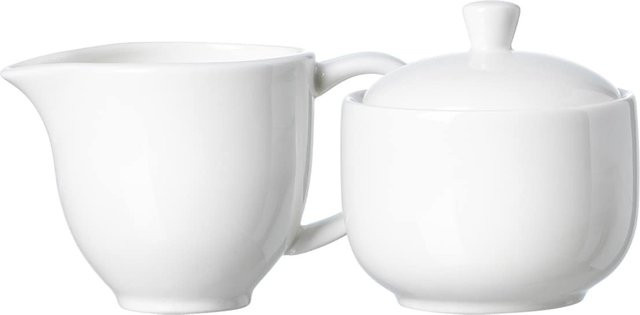 Ritzenhoff & Breker Milch & Zucker-Set Skagen aus Porzellan in Weiß, 2er Set - Bild 1