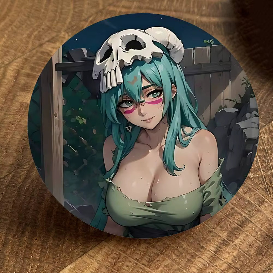 Bilibili Brosche, N-Nelliel Anime Mädchen, Runde Abzeichen - Bild 4