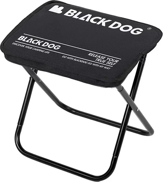 BLACKDOG Klappstuhl für Outdoor und Camping in Schwarz mit Tragetasche - Bild 1
