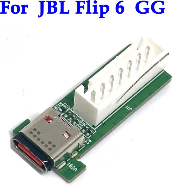 Original JBL Flip 6 USB-C Ladeanschluss Stromversorgungsplatine in Grün - Bild 1