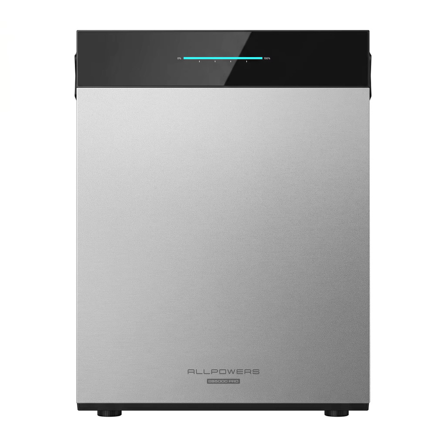 ALLPOWERS BS5000 PRO Balkon-Solarspeichersystem 5200Wh Hybrid-Solarstromstation mit 2400W Off-Grid und On-Grid Funktion und LiFePO4-Batterie - Bild 2