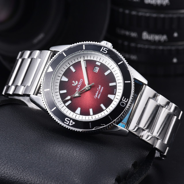 Rado Armbanduhr, Quarz, Edelstahl, Blau, Herren - Bild 1