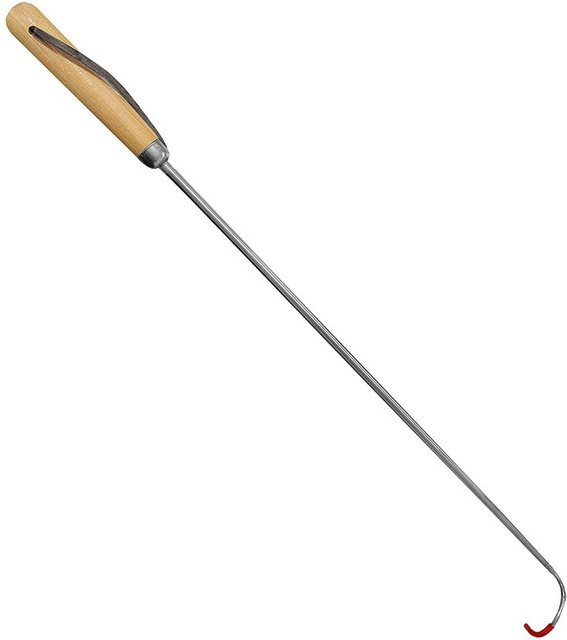 Big Green Egg Fleischwendehaken aus Edelstahl in Silber, 48 cm - Bild 1