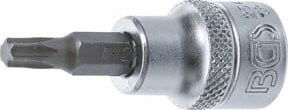 BGS Bit-Einsatz T-Profil T27 mit 10 mm (3/8") Innenvierkant in Silber - Bild 1