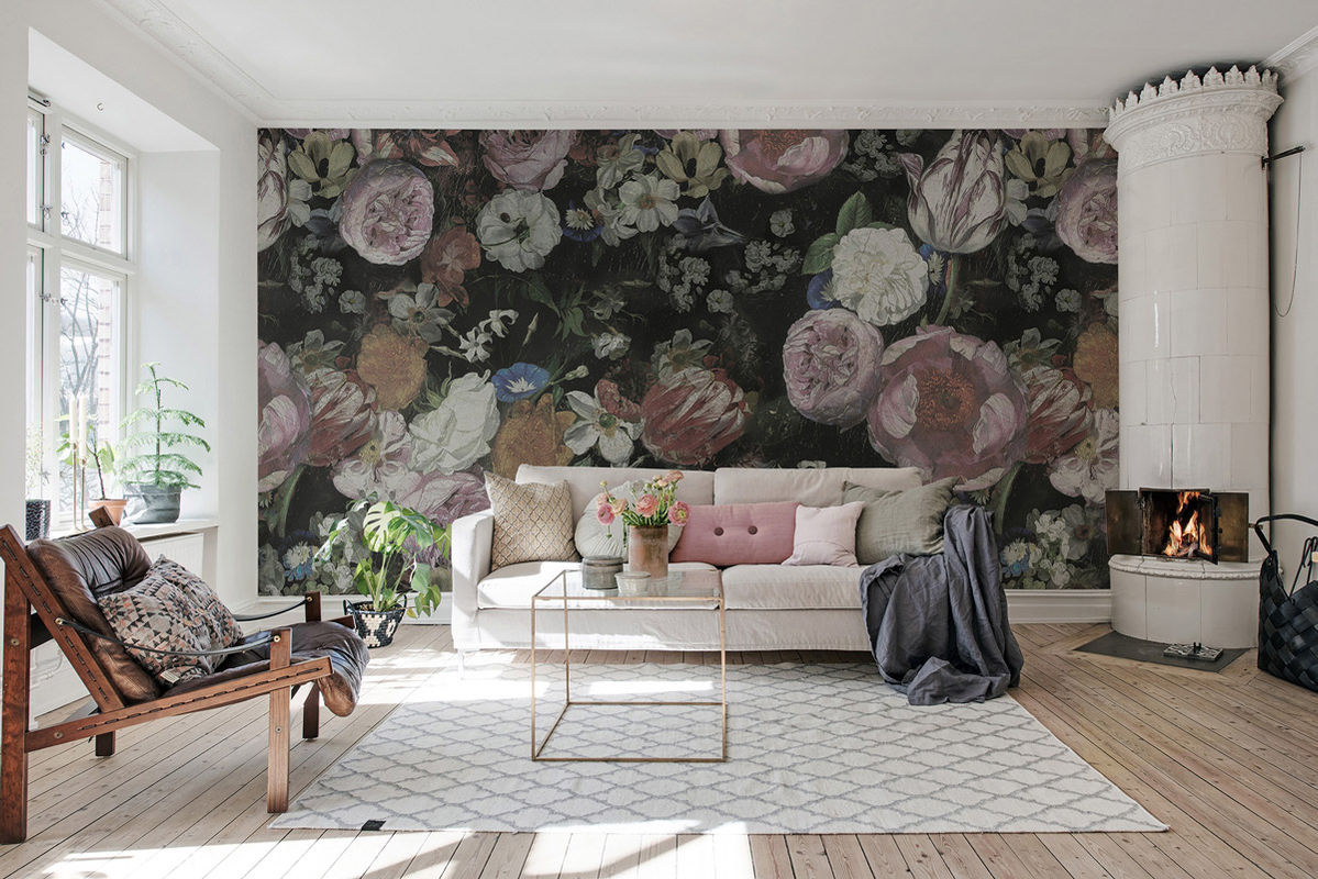 Rebel Walls Mural Blooming Florales Wandbild in Multicolour im Antique-Stil - Bild 4