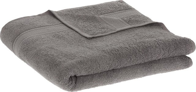 Modern Living Duschtuch Cindy aus Baumwolle in Grau, B: 70 cm, L: 140 cm - Bild 1