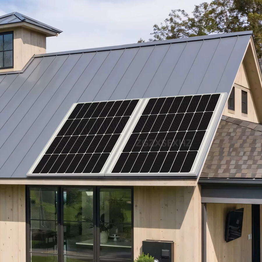Monokristallines 80-W-Solarmodul ZGZXSEXHZ in Schwarz für mobile Stromversorgung beim Camping, Wandern und Bootfahren - Bild 5
