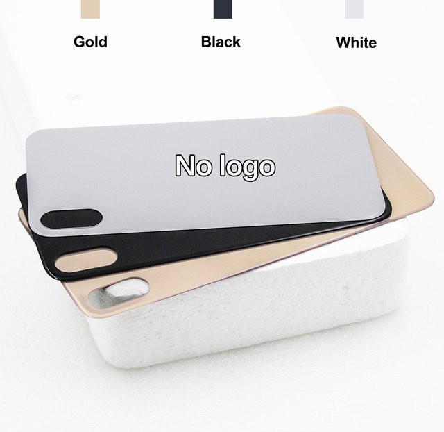 Apple Ersatz Gehäuseabdeckung Glaspanel für iPhone X, iPhone XS und iPhone XS Max in Schwarz oder Weiß - Bild 1