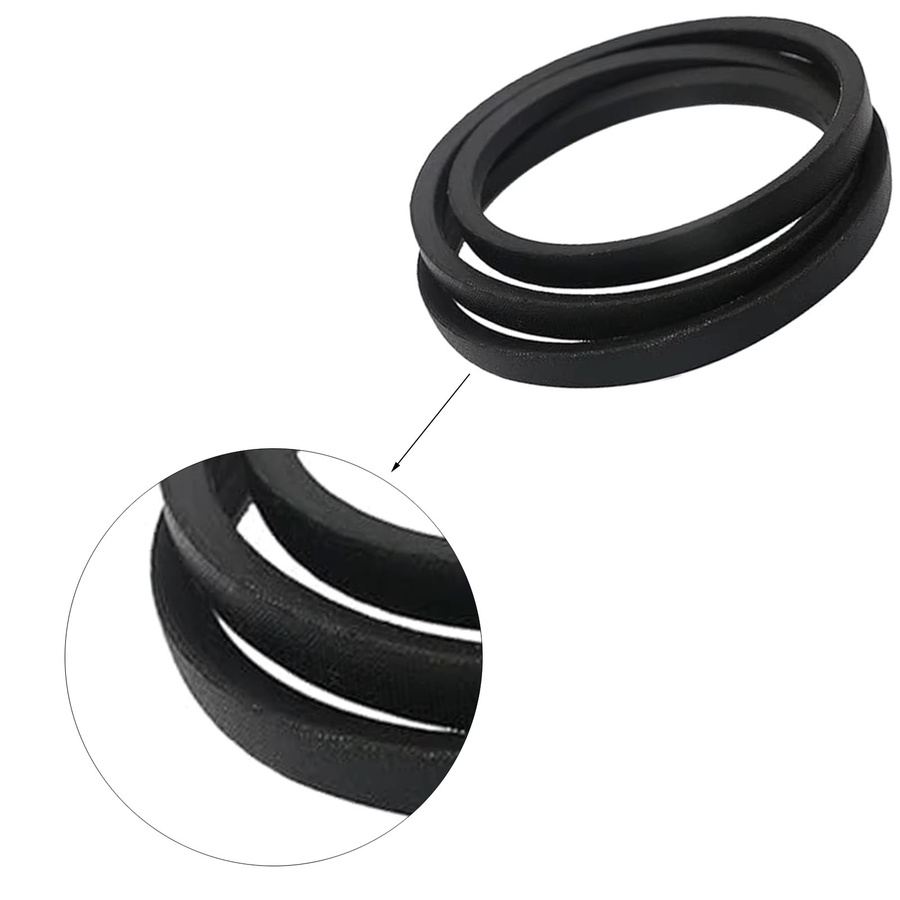 Cub Cadet Deckgürtel 954-04137 Schwarz für Zero-Turn-Rasenmäher RZT42 RZT-L42 Z6000, Breite: 1/2 Zoll, Länge: 113,5 Zoll - Bild 4