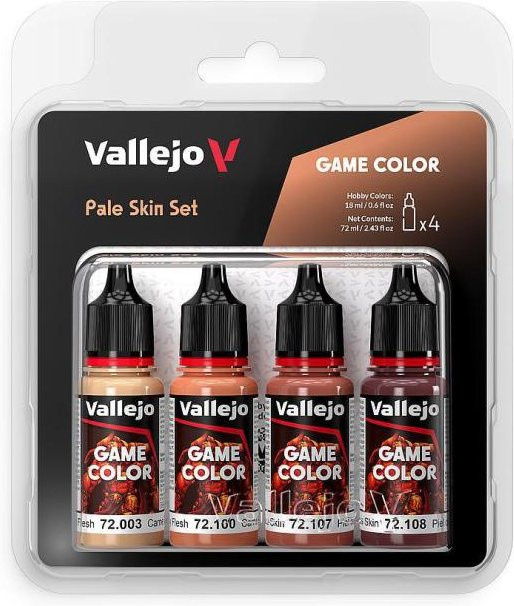 Vallejo Farb-Set Blasse Haut, 4-teiliges Set - Bild 1