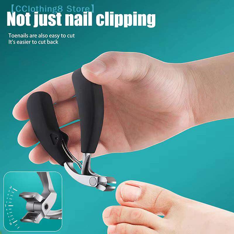 AliS8 Nagelknipser mit gebogenem Kopf und großer Öffnung, für Füße - Bild 6