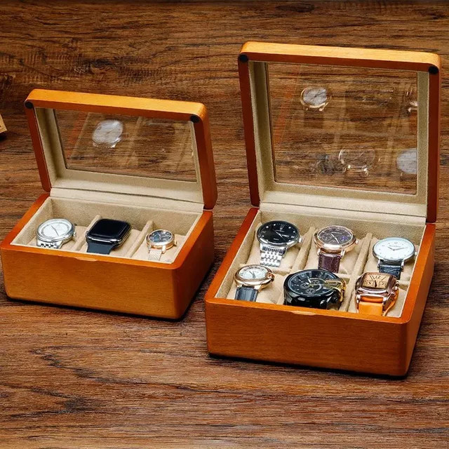 FLZX Uhren Organizer Box, Herren, mit Transparent Fenster - Bild 1