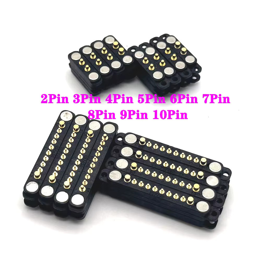 LAJQTAO Wasserdichter Magnet-Ladeanschluss mit Hochstrom-Pogo-Pins, Magnetischer DC-Power-Stecker, Schwarz - Bild 3