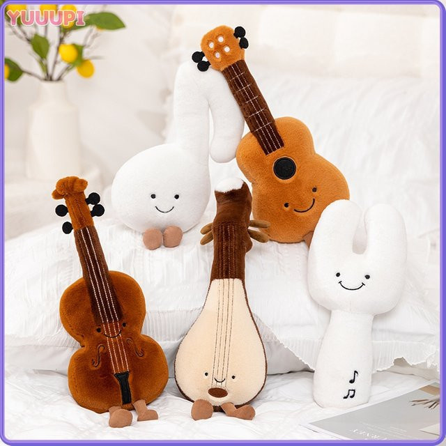 Musical Plüsch Spielzeug, Violine Gitarre Pipa Stimmgabel, Plüsch / Textil, Bunt / Mehrfarbig - Bild 1
