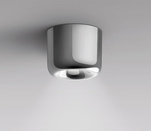Serien Lighting Cavity Ceiling L LED-Deckenstrahler aus Aluminium in Silber mit Glas-Streuscheibe, warmweiß 2700K, dimmbar - Bild 1