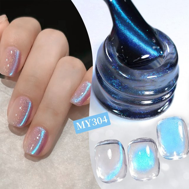 BORN PRETTY Nagellack, blau, glänzend, 10 ml - Bild 1