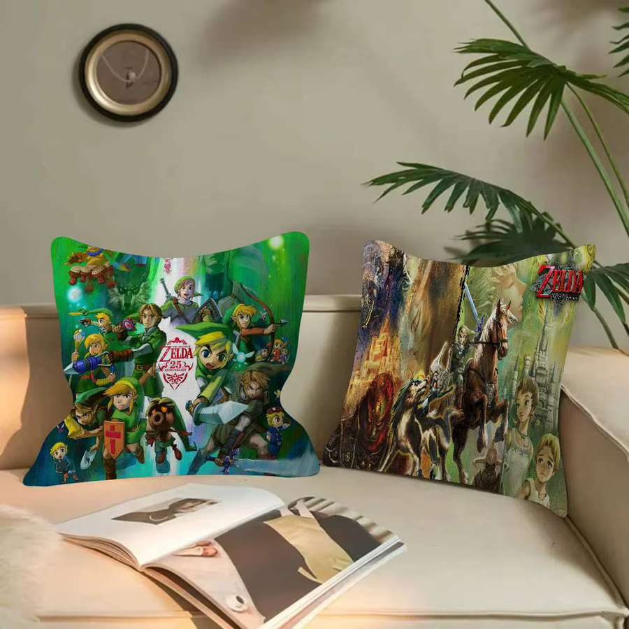 Beast Kingdom Legend of Zelda Kissenbezug, quadratisch, Multicolour, B/B/H: 30 x 30 x 30 cm - Bild 4