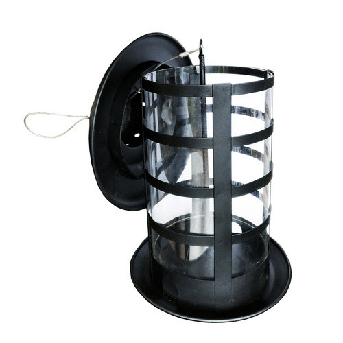 HABAU Futtersilo aus Metall in Schwarz - Bild 2