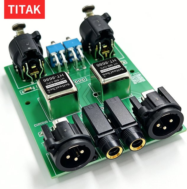 TITAK Audio-Isolator-Box XLR-Eliminator Erdschleifen-Isolationstransformator mit Erdschleifenunterdrückungsschalter für HiFi-Mixer und Soundsysteme - Bild 1