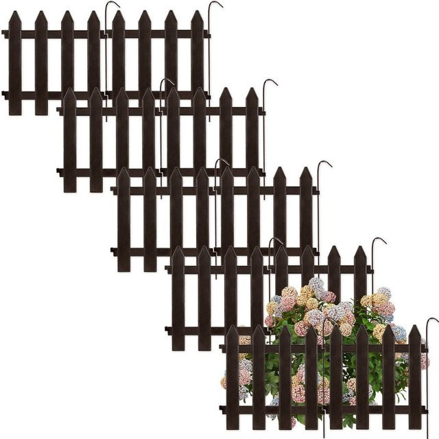Vilde Gartenzaun Braun 10 Stück, B/H: 30 x 30 cm - Bild 1