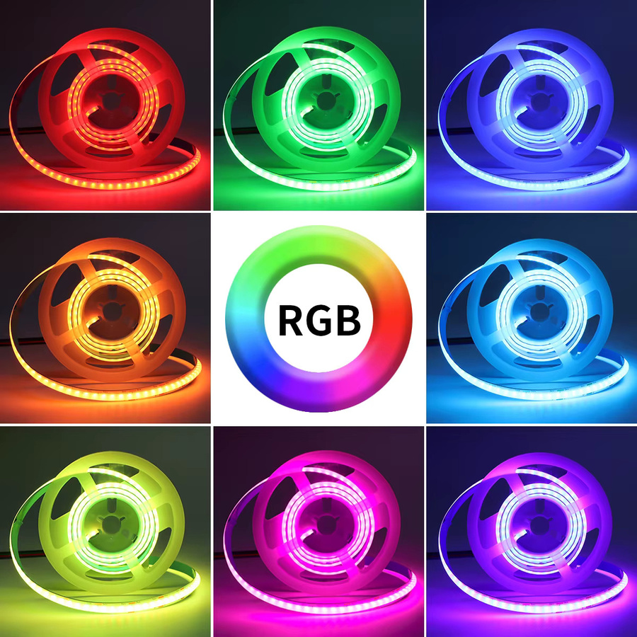 Smart Leben RGB COB LED Streifen mit Zigbee und Tuya Wifi Controller, USB 5V, Multicolour - Bild 5