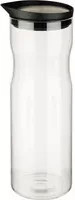 APS Karaffe aus Glas und Edelstahl in Transparent und Silber, 1 l - Bild 1