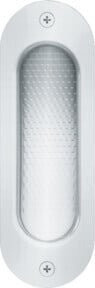 FSB Schiebetürmuschel 4212 Blind, Edelstahl feinmatt, Silber, B: 40 mm, H: 120 mm - Bild 1