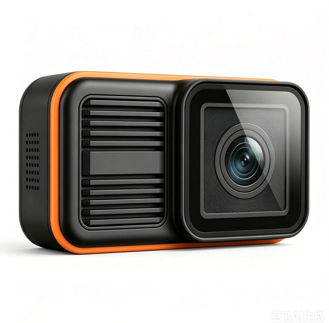 Wasserdichte Motorrad-Dashcam mit 4K UHD Vorne und 1080P Hinten, kabelgebundene Doppelkamera mit WLAN und Nachtsicht, Schwarz - Bild 1