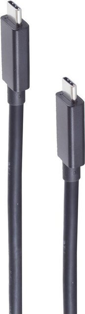 shiverpeaks BASIC-S USB-C Verbindungskabel Typ-C auf Typ-C, schwarz, 1,5 m - Bild 1