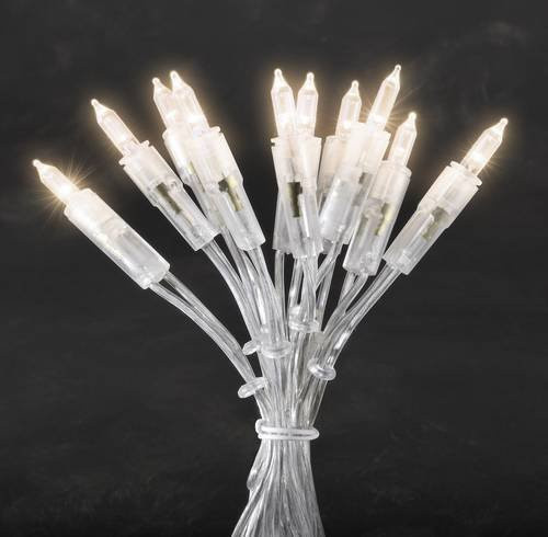 Konstsmide Mini-Lichterkette für innen mit 50 LED in Warmweiß, netzbetrieben, beleuchtete Länge: 7,35 m - Bild 1