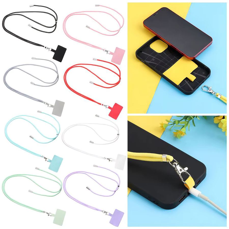 Universal-Telefon-Lanyard verstellbarer und abnehmbarer Halsband-Gurt für Mobiltelefone und Koffer in Grau - Bild 2