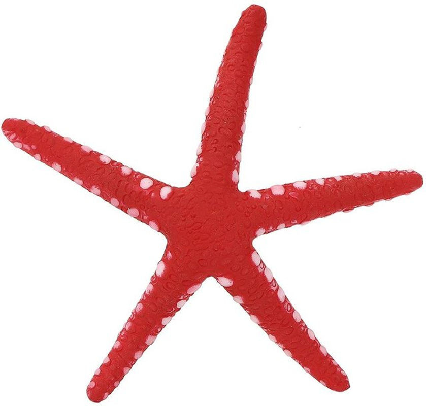 TOMTOP JMS Leuchtende Seestern-Aquariendekoration aus Kunststoff in Rot - Bild 1