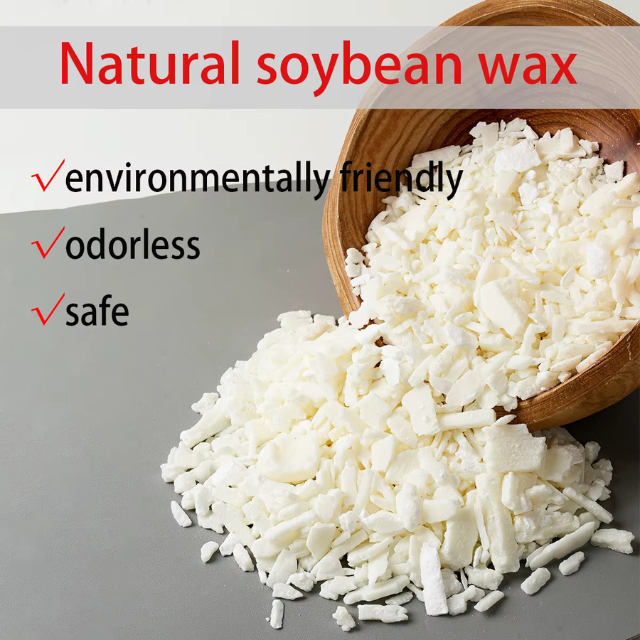 UDOCOOL Sojawachs Weiß 200 g als natürliches DIY-Material für selbstgemachte Duftkerzen - Bild 2