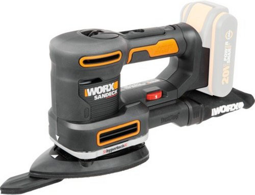 Worx PowerShare 20 V Akku-Multifunktionsschleifer WX820.9 Solo in Schwarz/Orange - Bild 1
