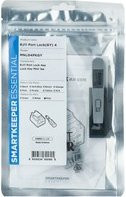 SMARTKEEPER ESSENTIAL RJ11 Port Lock MNL04 mit Lock Key Mini U04 Einsteckschloss in Grau - Bild 1
