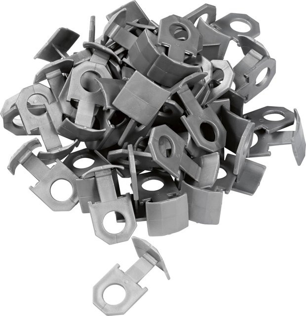 LUX-TOOLS Nivellierhilfe mit 400 Clips in Grau, 1,5 mm - Bild 1
