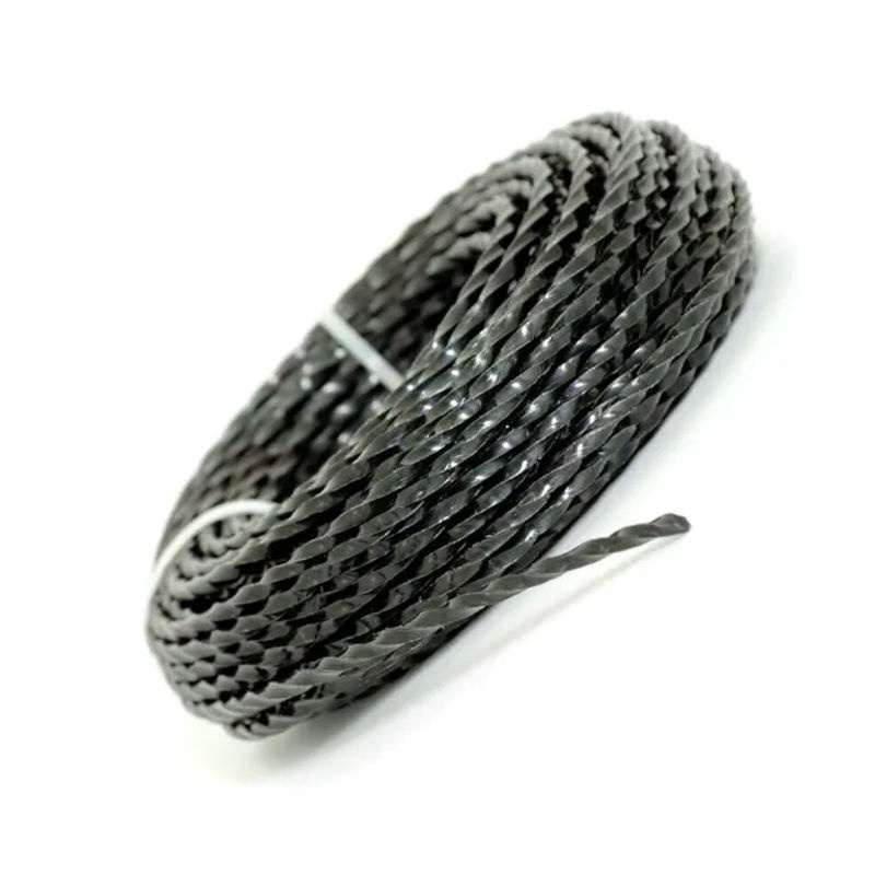 Vibratite Rasentrimmerfaden Schwarz, 2,4 mm, 15 Meter Hochleistungs-Mähfaden für dein Gartenwerkzeug - Bild 2
