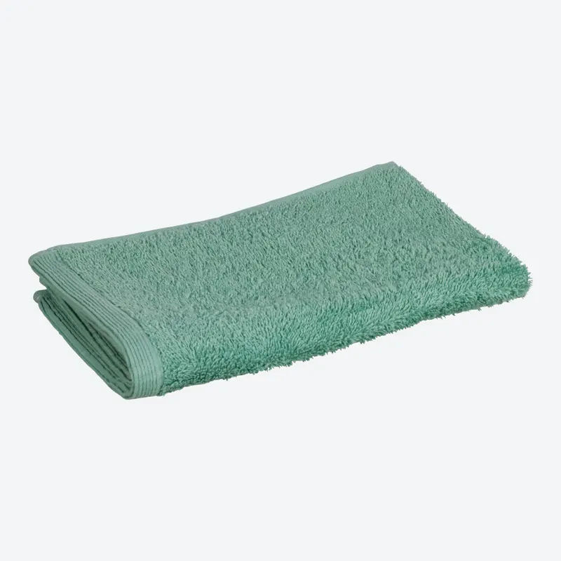 NKD Frottee-Gästetuch aus 100% Baumwolle in Green und Turquoise mit Bordüre und Aufhängeschlaufe, Breite: 30 cm, Höhe: 50 cm - Bild 2