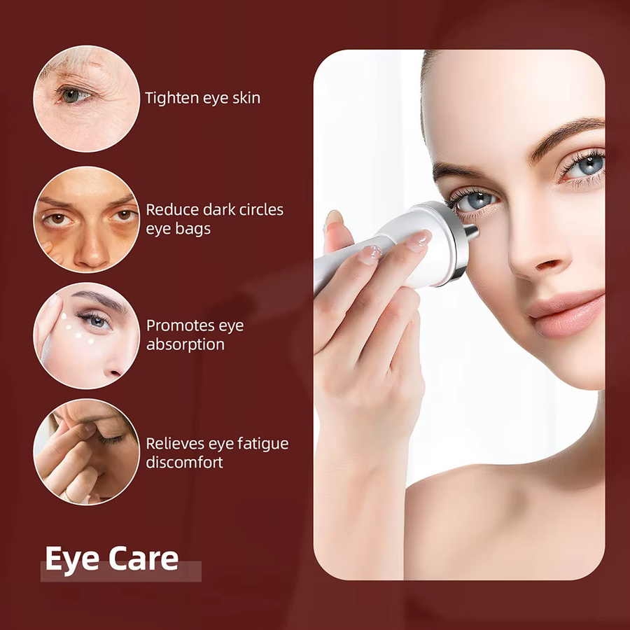 foreverlily Ultraschall Hautpflege Gerät, Gesicht und Augen, Damen - Bild 5