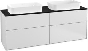 Villeroy & Boch Finion Waschtischunterschrank weiß lackiert mit internen Schubladen, B/T/H: 160 x 60,3 x 50,1 cm - Bild 1