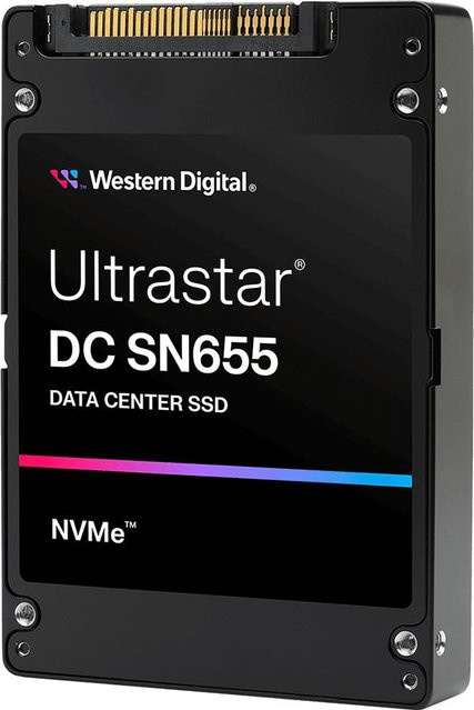Western Digital Ultrastar DC SN655 NVMe SSD 3,84 TB U.3 PCI Express 4.0 TLC 3D NAND Schwarz - Bild 1
