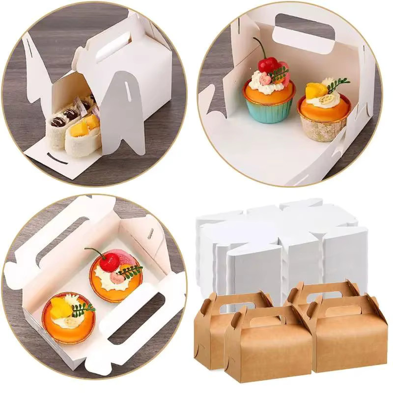 12 oder 24er Packung weiße Pralinenschachteln aus Kraftpapier für Party- und Hochzeitsdekorationen - Bild 2