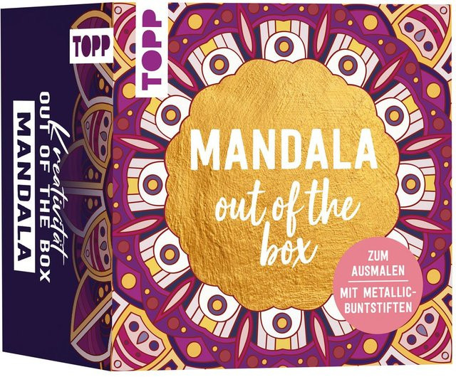 Topp Mandala ausmalen Kreativ-Box Multi - Bild 1