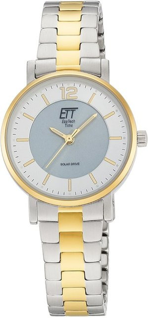 ETT Eco Tech Time Damenuhr, Solar, Edelstahl, Silber, 29 mm, 5 ATM - Bild 1