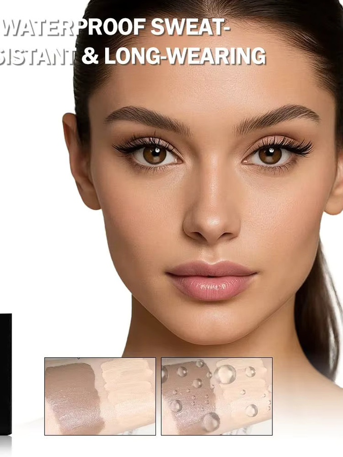 HISYI Concealer-Stift, Kontur-Highlighter, schimmernd, Unisex - Bild 7
