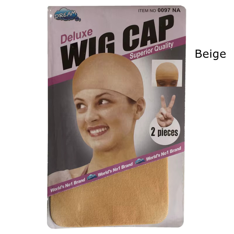 Braune Perückenhaarnetze, 10 Stück, elastisch, Unisex - Bild 2